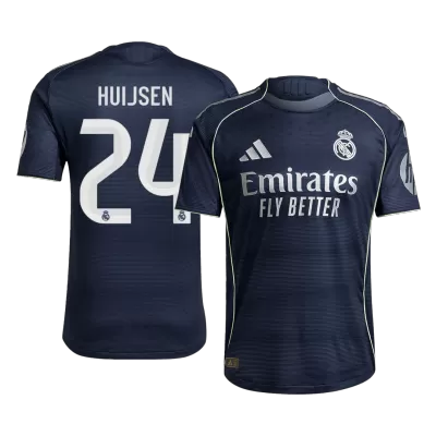Real Madrid HUIJSEN #24 Away Soccer Jersey Authentic 2025/26 - gojersey