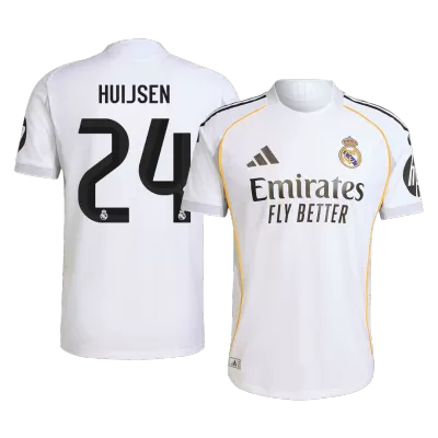 Real Madrid HUIJSEN #24 Home Soccer Jersey Authentic 2025/26 - gojersey