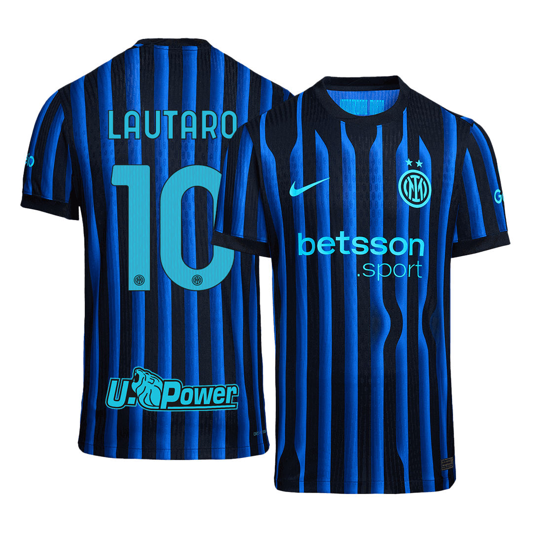 Inter Milan LAUTARO #10 Home Soccer Jersey Authentic 2025/26 - gojersey