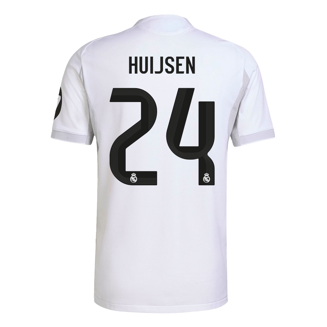 Real Madrid HUIJSEN #24 Home Soccer Jersey Authentic 2025/26 - gojersey