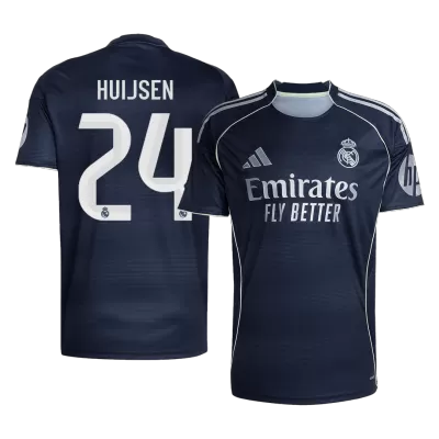 Real Madrid HUIJSEN #24 Away Soccer Jersey 2025/26 - gojersey