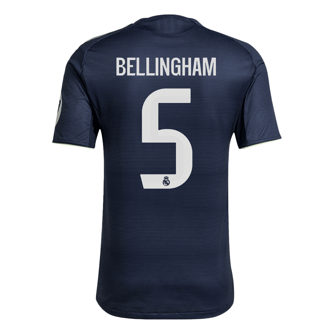 Real Madrid BELLINGHAM #5 Away Soccer Jersey Authentic 2025/26 - gojersey
