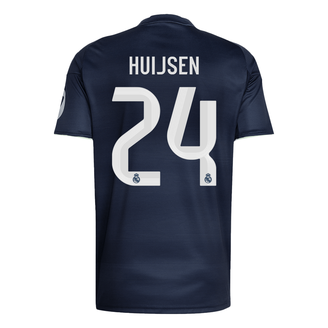 Real Madrid HUIJSEN #24 Away Soccer Jersey 2025/26 - gojersey