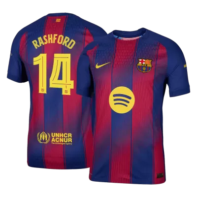 Barcelona RASHFORD #14 Home Soccer Jersey Authentic 2025/26 - UCL Edition - gojersey