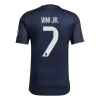 Real Madrid VINI JR. #7 Away Soccer Jersey Authentic 2025/26 - gojersey