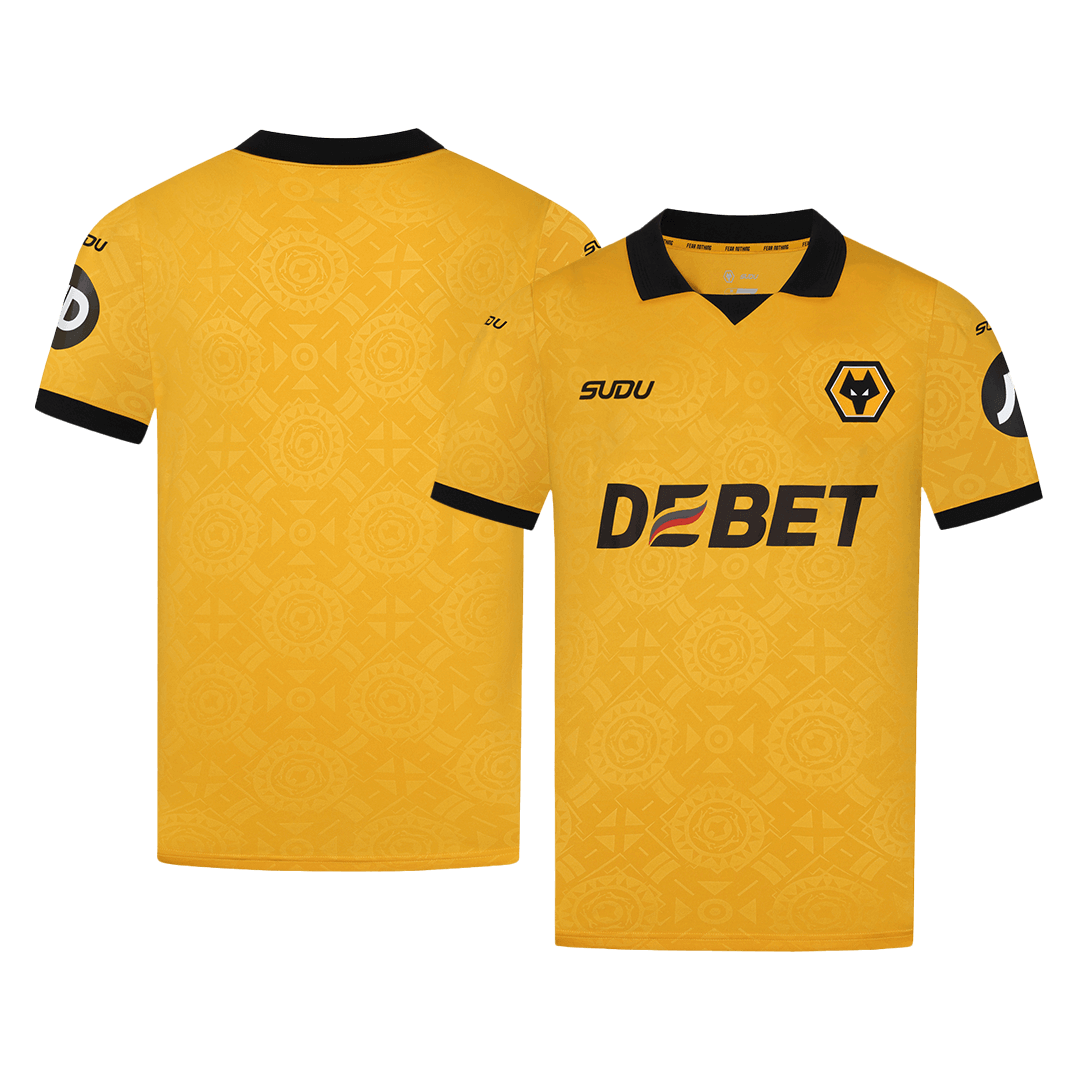 Wolverhampton Wanderers Home Soccer Jersey 2025/26 - gojersey