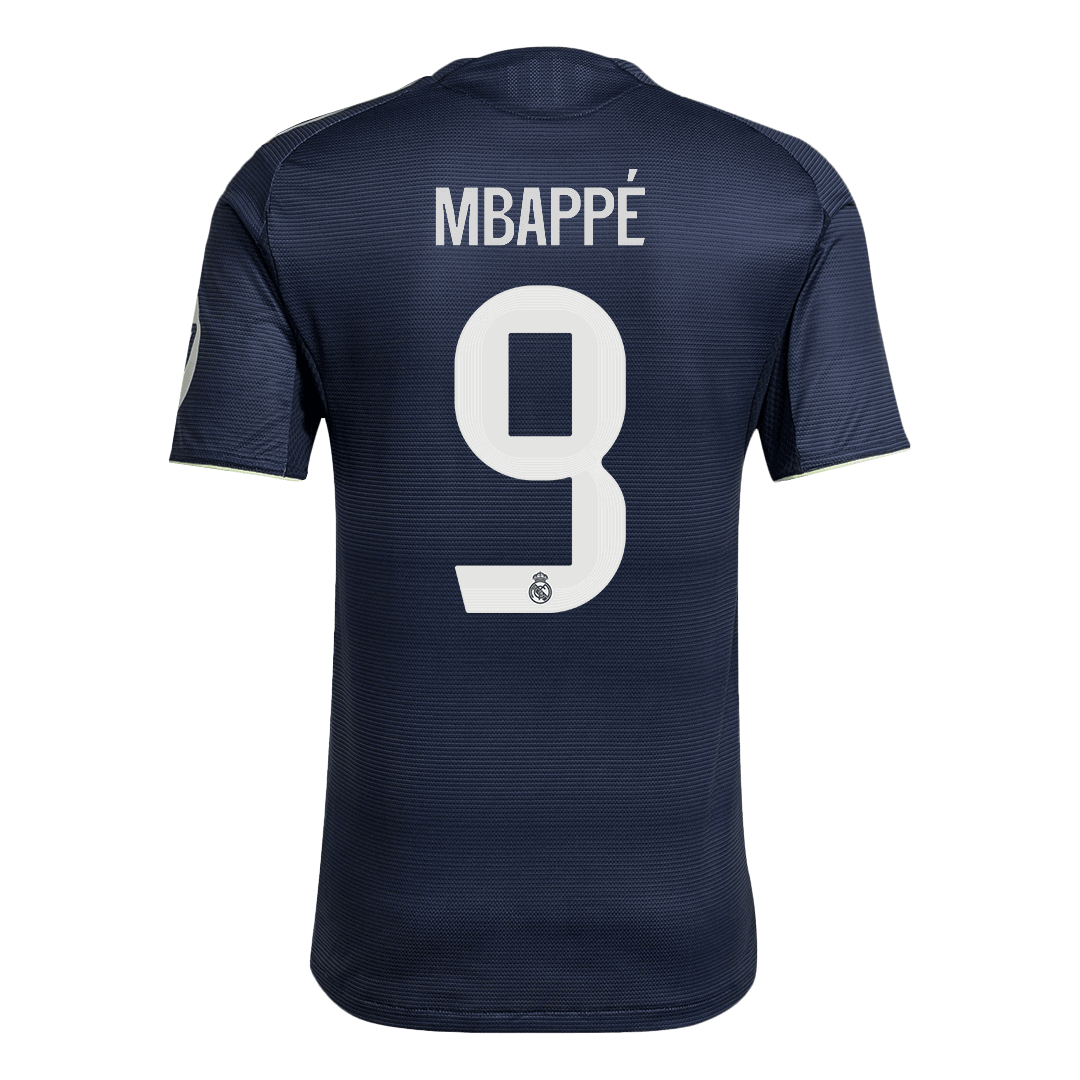 Real Madrid MBAPPÉ #9 Away Soccer Jersey Authentic 2025/26 - gojersey