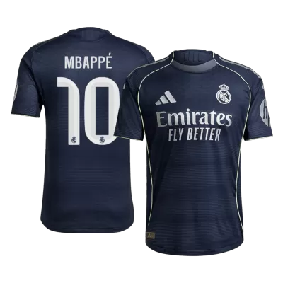 Real Madrid MBAPPÉ #10 Away Soccer Jersey Authentic 2025/26 - gojersey