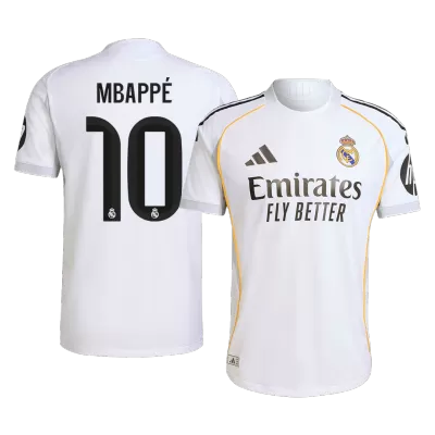 Real Madrid MBAPPÉ #10 Home Soccer Jersey Authentic 2025/26 - gojersey