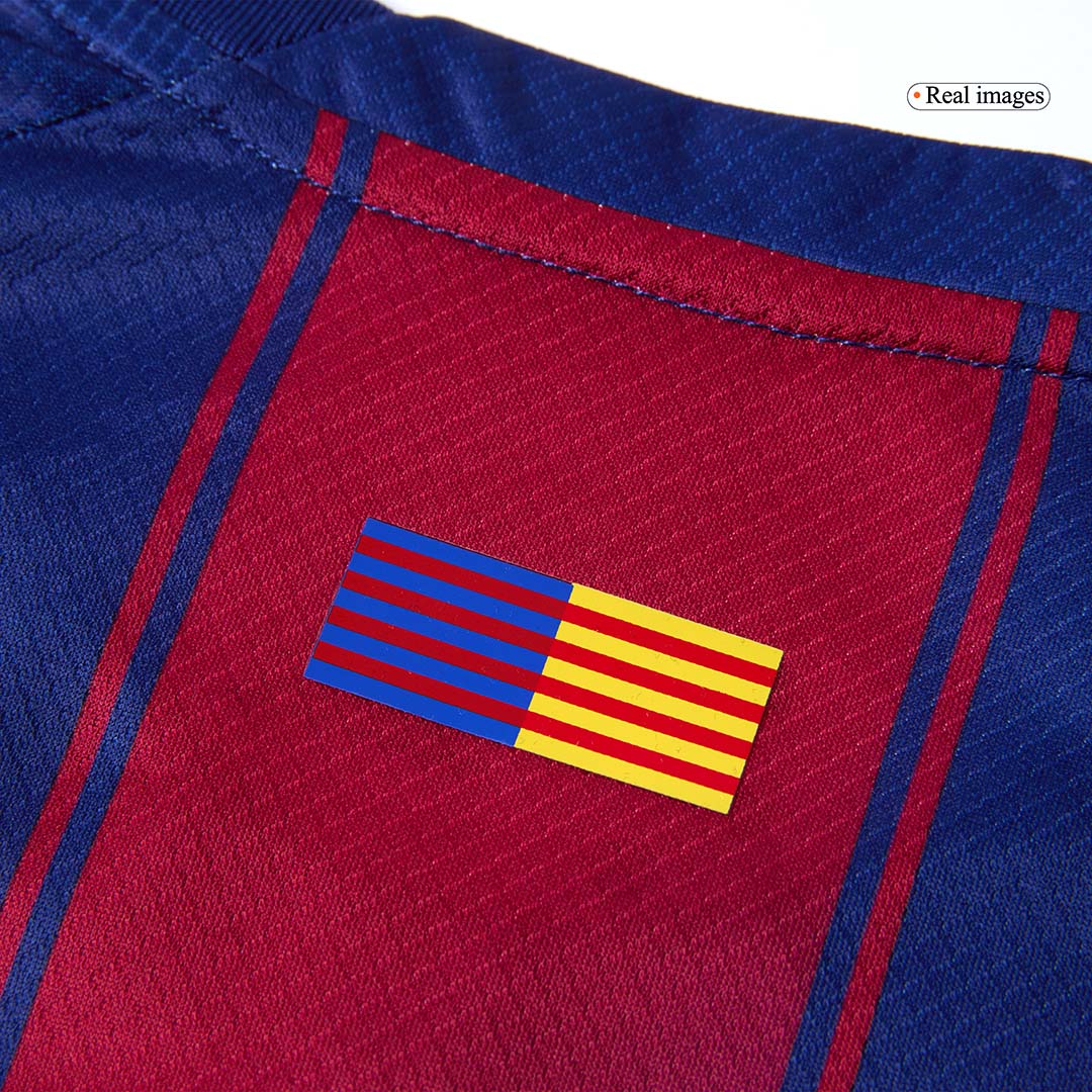 Barcelona Home Soccer Jersey Kit 2025/26 Kids(Jersey+Shorts) - gojersey