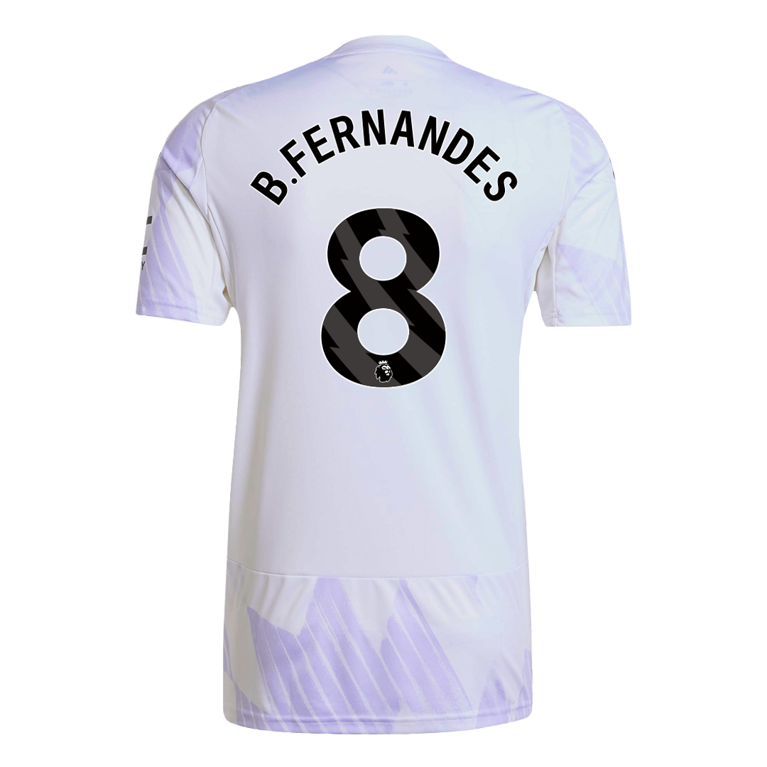 Manchester United B.FERNANDES #8 Away Soccer Jersey 2025/26 - gojersey