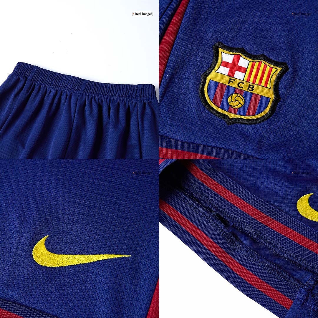 Barcelona Home Soccer Jersey Kit 2025/26 Kids(Jersey+Shorts) - gojersey