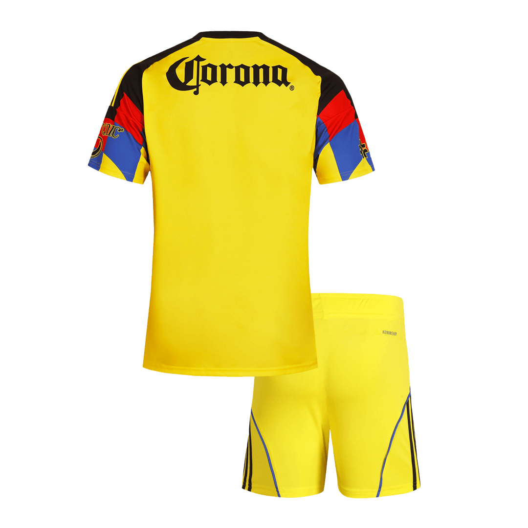 Club America Home Soccer Jersey Kit 2025/26 Kids(Jersey+Shorts) - gojersey