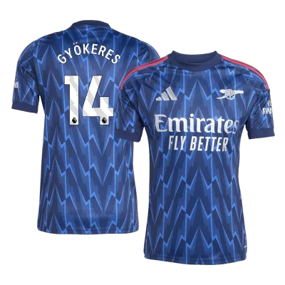 Arsenal GYÖKERES #14 Away Soccer Jersey 2025/26 - gojersey