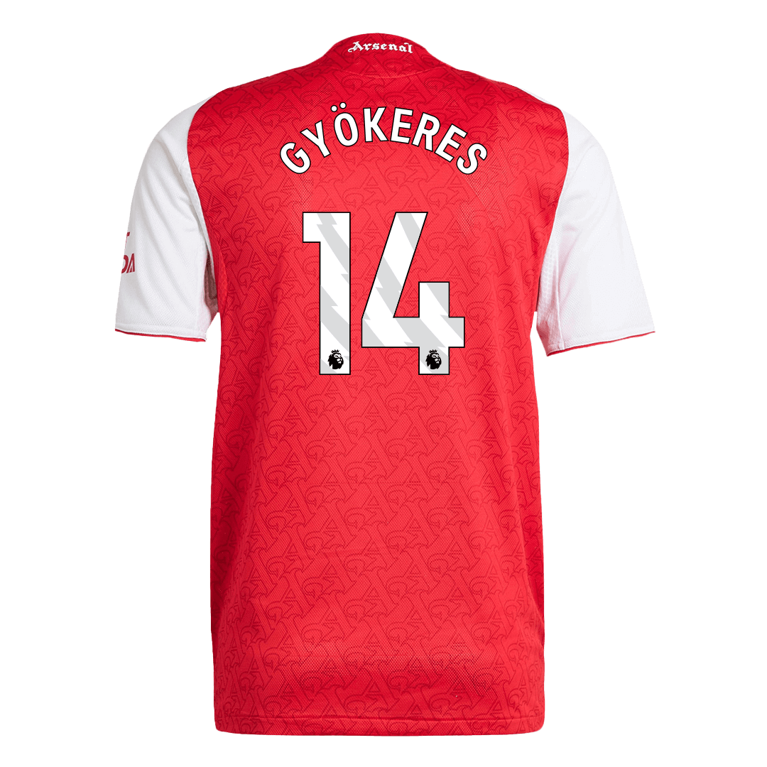 Arsenal GYÖKERES #14 Home Soccer Jersey Authentic 2025/26 - gojersey