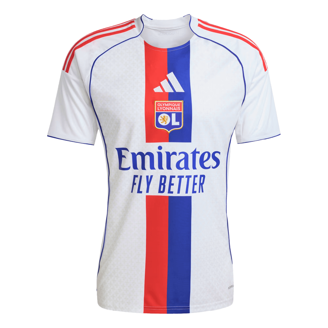 Olympique Lyonnais Home Soccer Jersey 2025/26 - gojersey