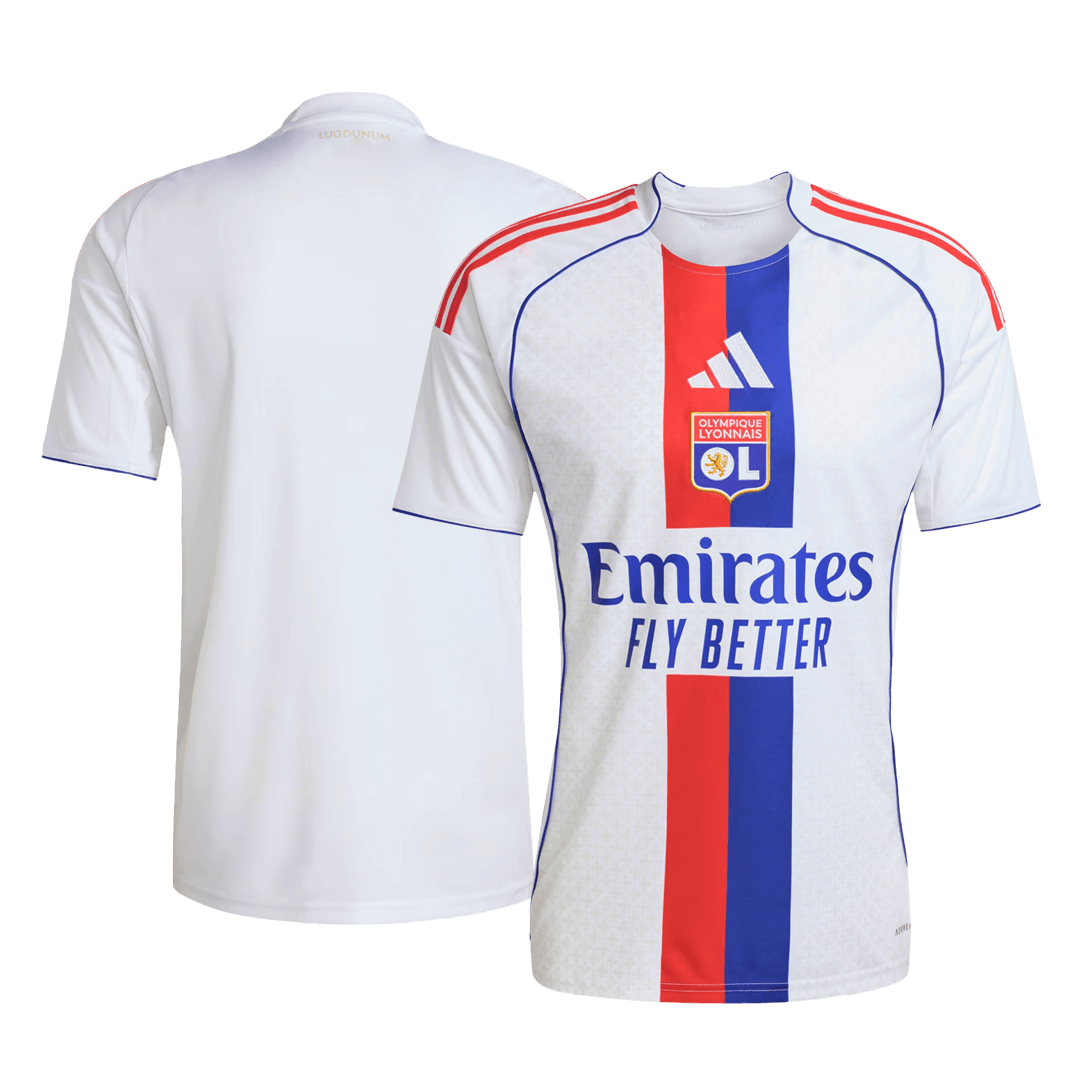 Olympique Lyonnais Home Soccer Jersey 2025/26 - gojersey