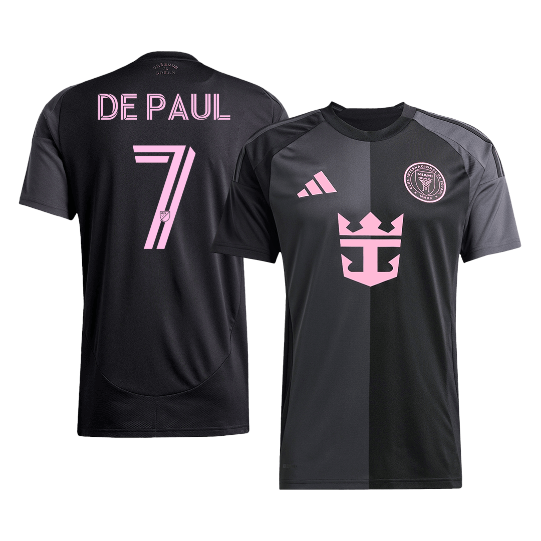 Inter Miami CF DE PAUL #7 Away Soccer Jersey 2025 - gojersey