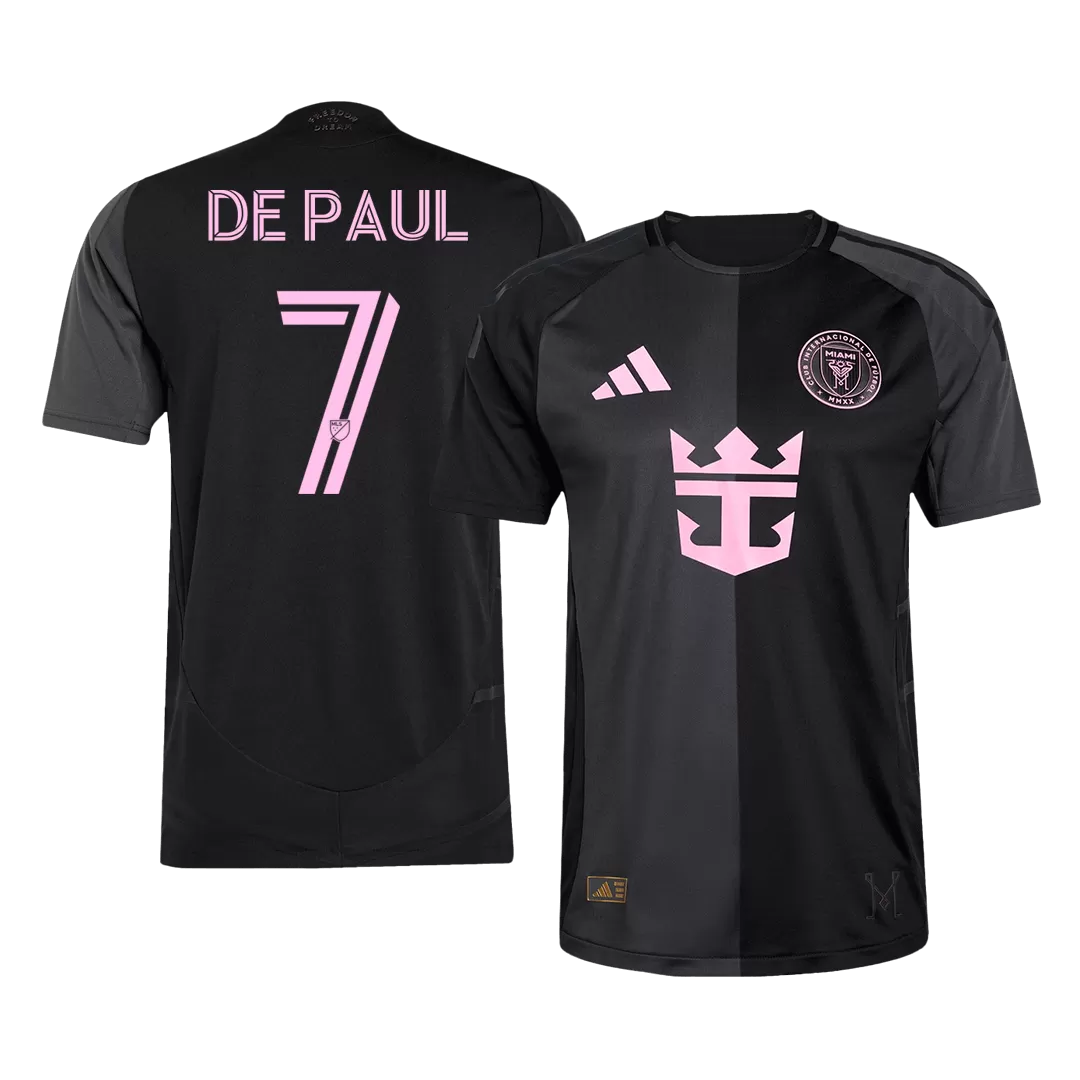 Inter Miami CF DE PAUL #7 Away Soccer Jersey Authentic 2025 - gojersey