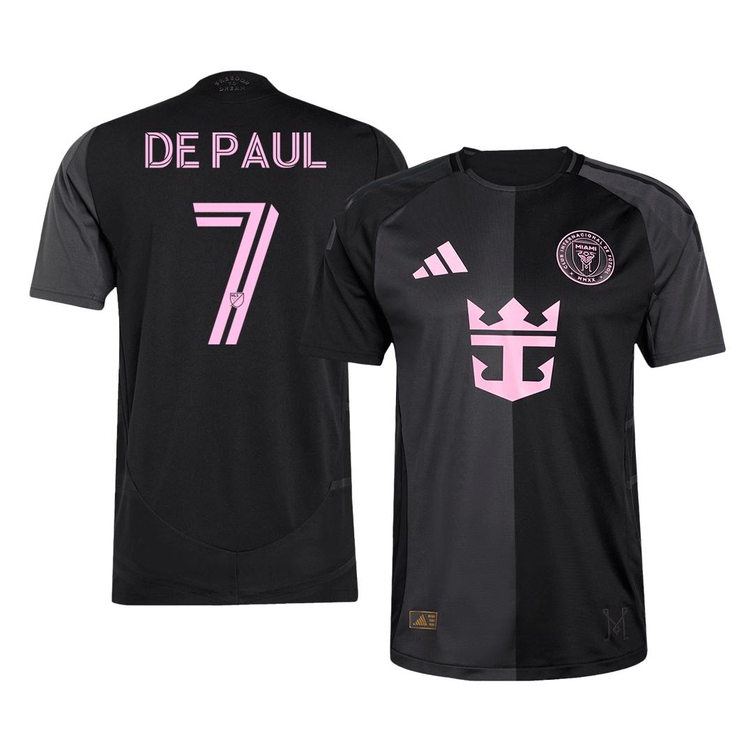 Inter Miami CF DE PAUL #7 Away Soccer Jersey Authentic 2025 - gojersey