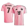 Inter Miami CF DE PAUL #7 Home Soccer Jersey 2025 - gojersey