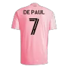 Inter Miami CF DE PAUL #7 Home Soccer Jersey 2025 - gojersey