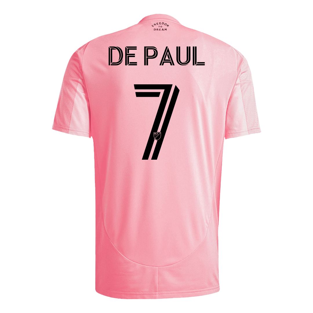 Inter Miami CF DE PAUL #7 Home Soccer Jersey 2025 - gojersey