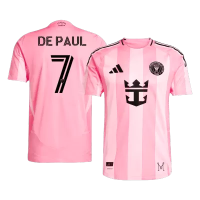 Inter Miami CF DE PAUL #7 Home Soccer Jersey Authentic 2025 - gojersey