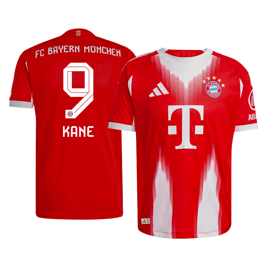 Bayern Munich KANE #9 Home Soccer Jersey Authentic 2025/26 - gojersey