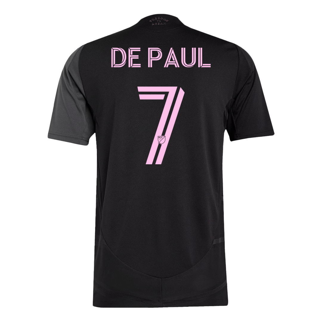 Inter Miami CF DE PAUL #7 Away Soccer Jersey Authentic 2025 - gojersey