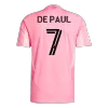 Inter Miami CF DE PAUL #7 Home Soccer Jersey Authentic 2025 - gojersey