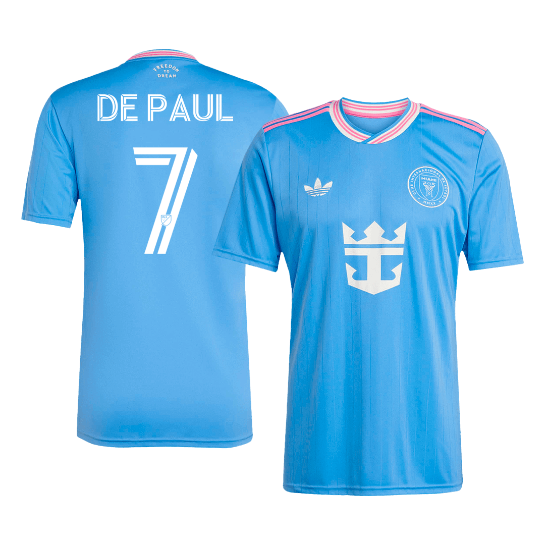 Inter Miami CF DE PAUL #7 Third Away Soccer Jersey 2025 - gojersey