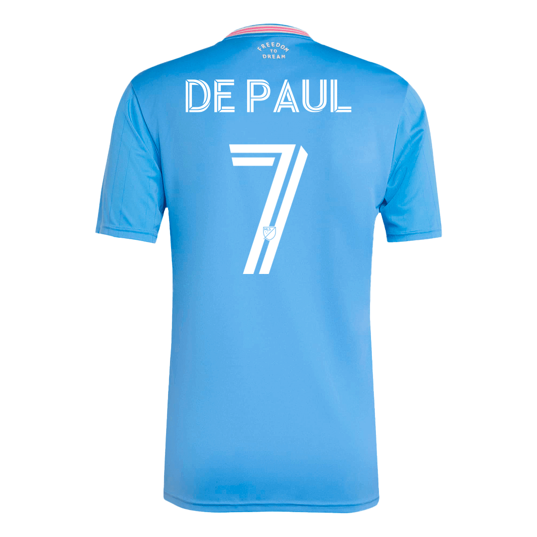 Inter Miami CF DE PAUL #7 Third Away Soccer Jersey 2025 - gojersey