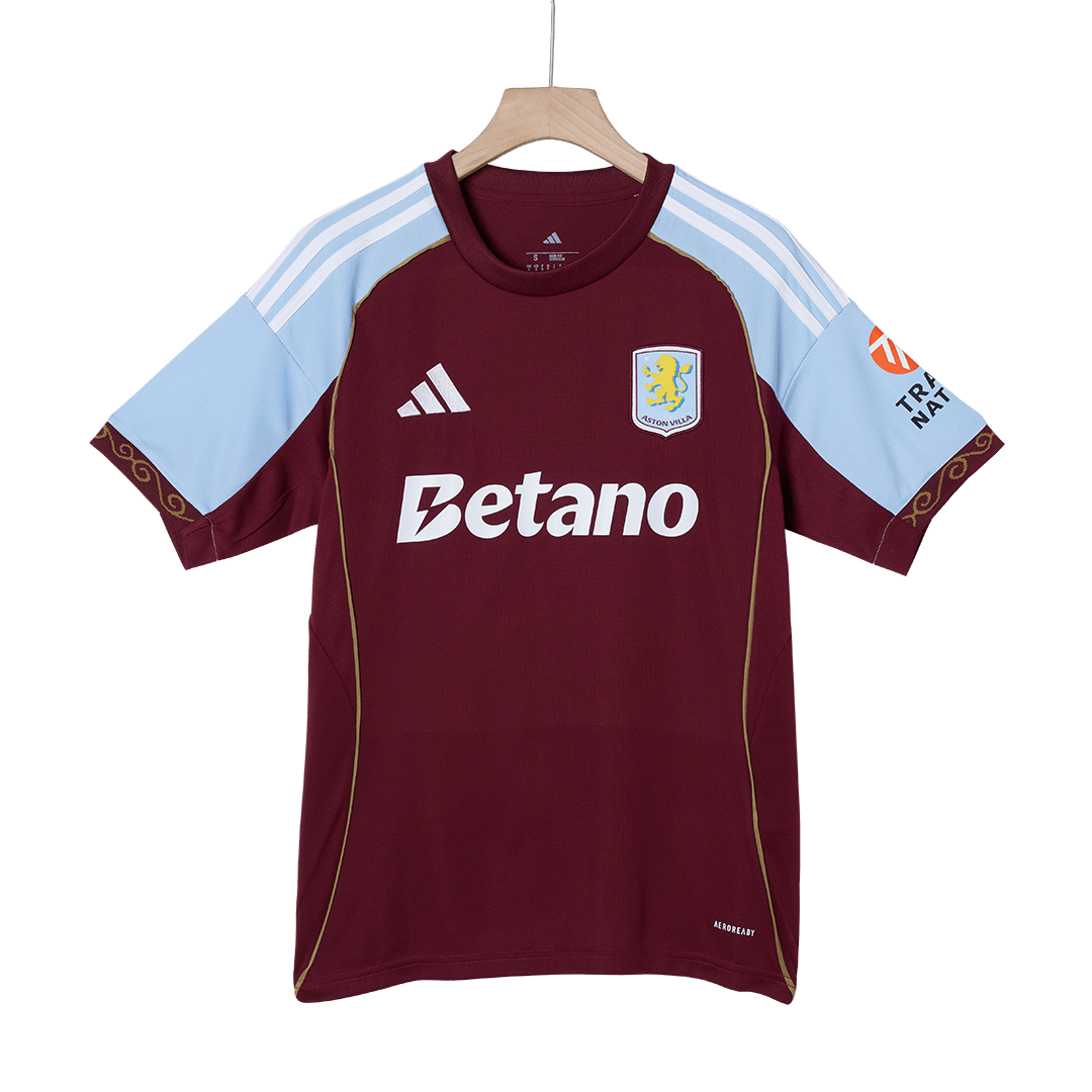 Aston Villa Home Soccer Jersey 2025/26 - gojersey