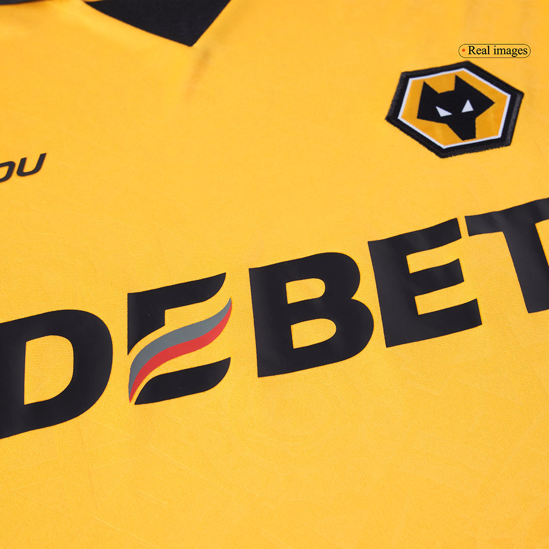 Wolverhampton Wanderers Home Soccer Jersey 2025/26 - gojersey