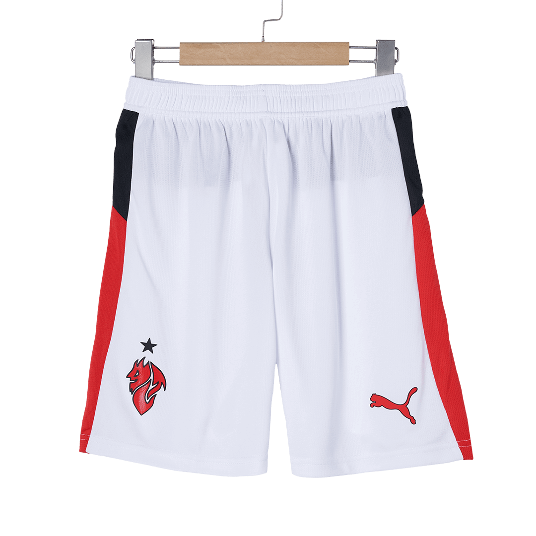 AC Milan Away Soccer Shorts 2025/26 - gojersey