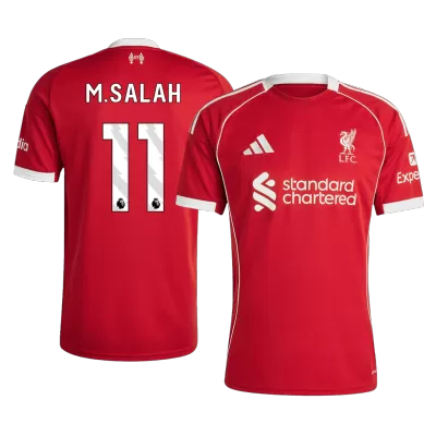 Liverpool M.SALAH #11 Home Soccer Jersey 2025/26 - gojersey