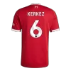 Liverpool KERKEZ #6 Home Soccer Jersey 2025/26 - gojersey