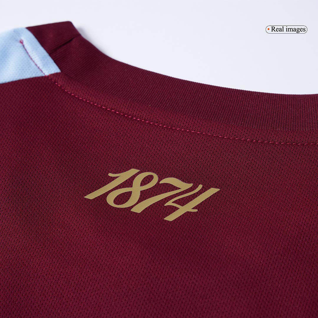 Aston Villa Home Soccer Jersey 2025/26 - gojersey