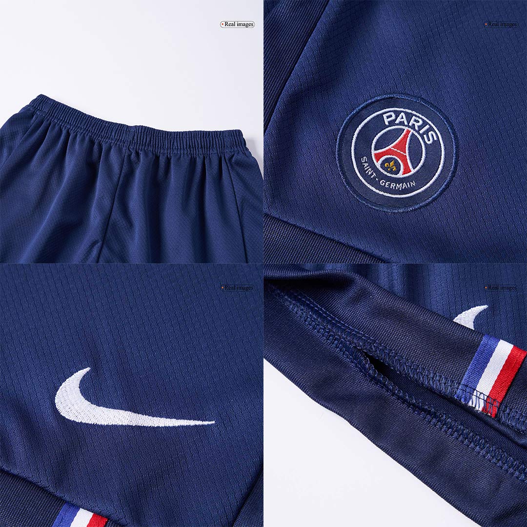 PSG Home Soccer Jersey Kit 2025/26 Kids(Jersey+Shorts) - gojersey