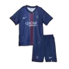 PSG Home Soccer Jersey Kit 2025/26 Kids(Jersey+Shorts) - gojersey