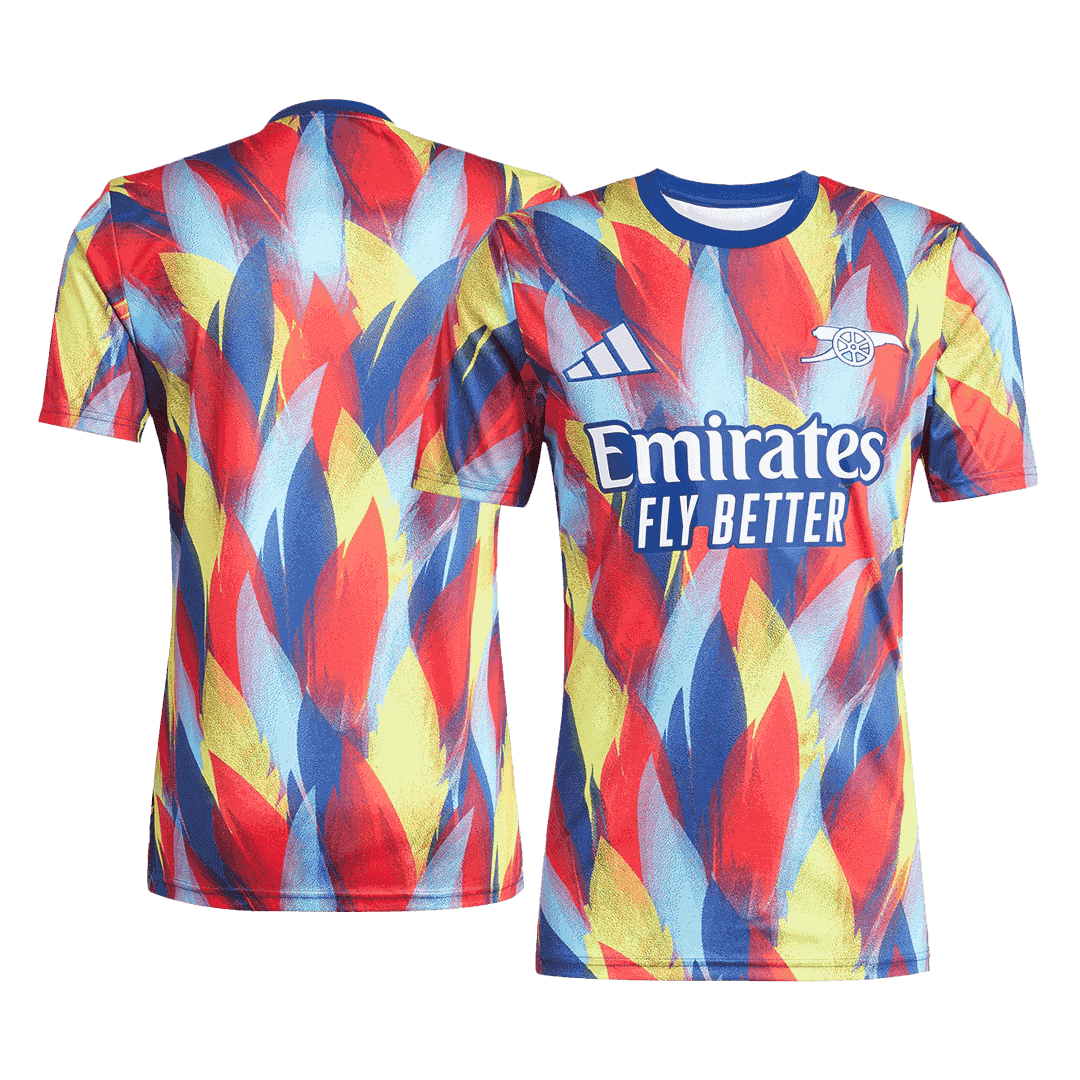 Arsenal Pre-Match Soccer Jersey 2025/26 Colorful - gojersey
