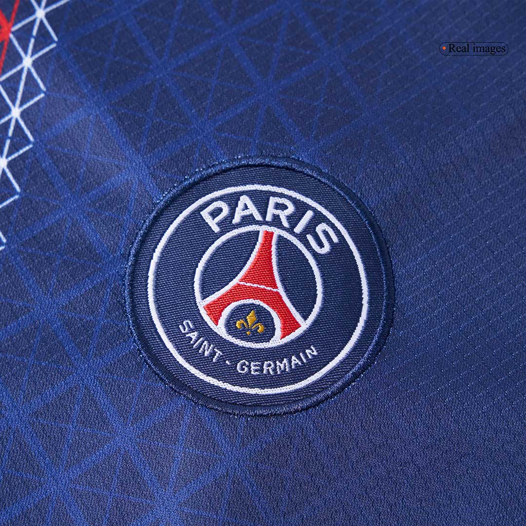 PSG Home Soccer Jersey Kit 2025/26 Kids(Jersey+Shorts) - gojersey