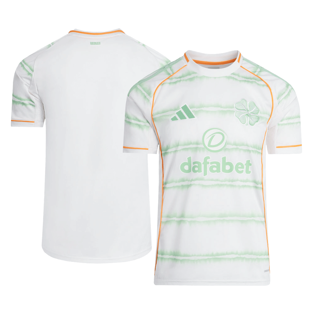 Celtic Third Away Soccer Jersey 2025/26 White - gojersey