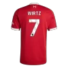Liverpool WIRTZ #7 Home Soccer Jersey 2025/26 - gojersey