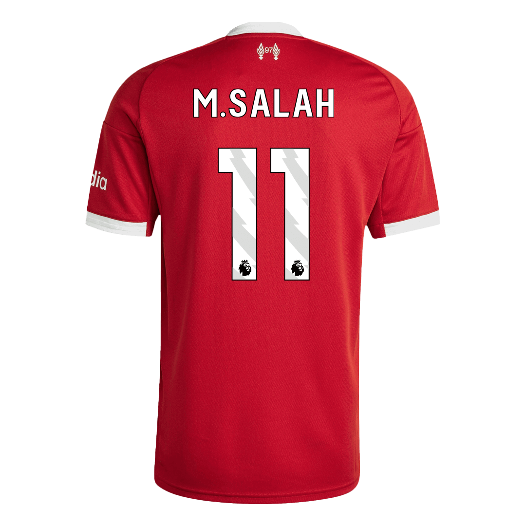 Liverpool M.SALAH #11 Home Soccer Jersey 2025/26 - gojersey