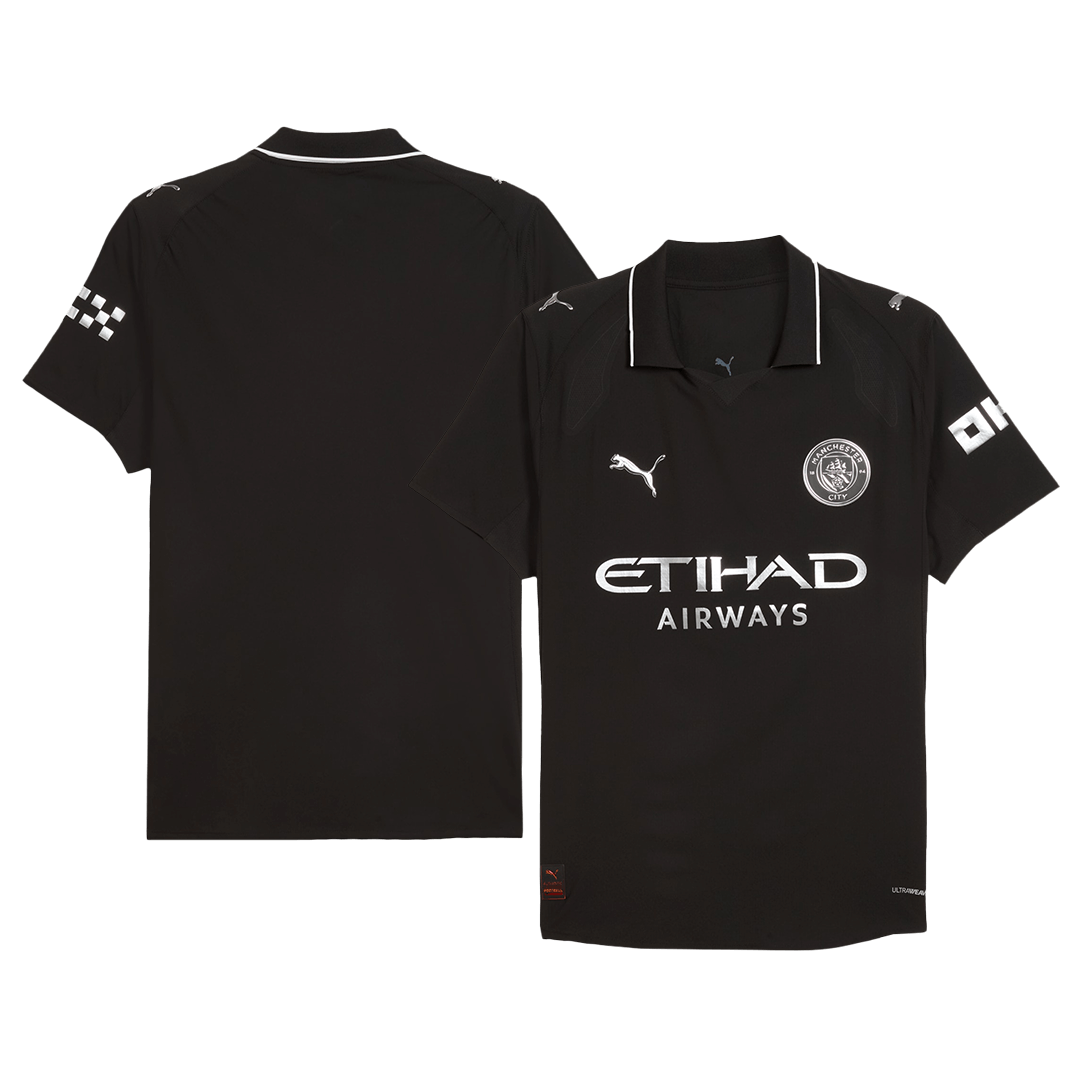 Manchester City Away Soccer Jersey Authentic 2025/26 - gojersey