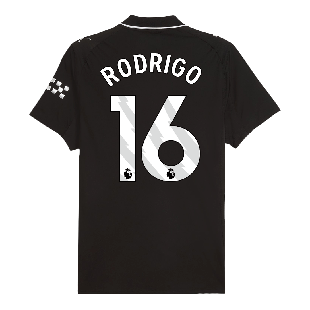 Manchester City RODRIGO #16 Away Jersey Authentic 2025/26 - gojersey