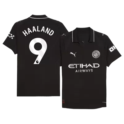 Manchester City HAALAND #9 Away Soccer Jersey Authentic 2025/26 - gojersey