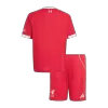 Liverpool Home Soccer Jersey Kit 2025/26 Kids(Jersey+Shorts) - gojersey